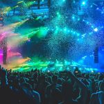 Ibiza Party - group of people in front of stage
