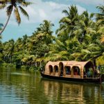 Kerala Backwaters - brown boat on body of water near green trees during daytime