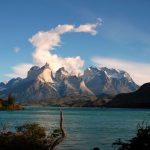 Patagonia - landscape photography of mountain near body of water