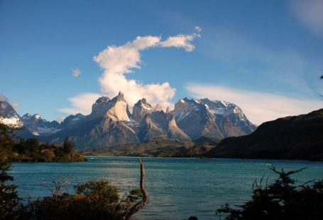 Patagonia - landscape photography of mountain near body of water