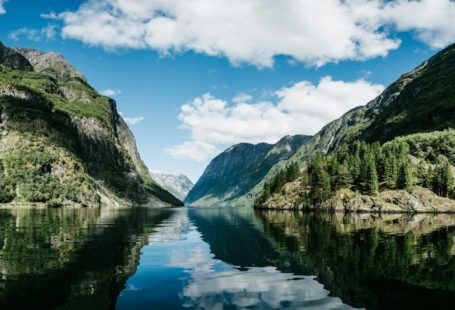 Norway Fjord - body of water near mountain under white clouds