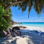 Seychelles Beach - sea waves crashing on shore during daytime
