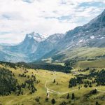 Swiss Alps - mountain filled with trees during daytime