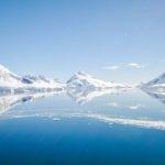 Antarctica Ice - mountain with snow near body of water