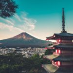 Mount Fuji - mountain near city