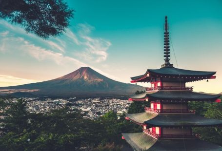 Mount Fuji - mountain near city