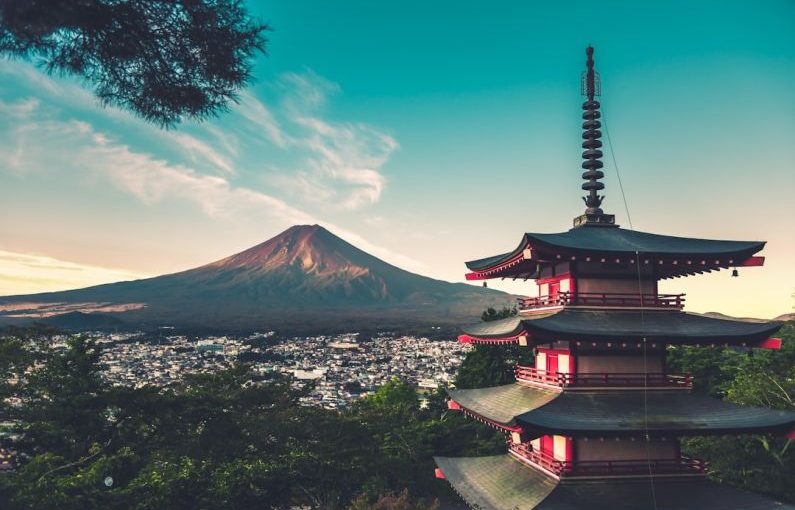 Mount Fuji - mountain near city
